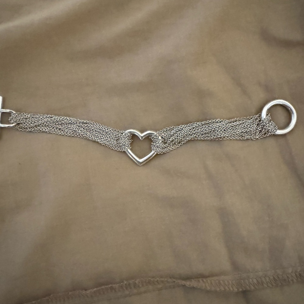 Tiffany & Co. Silver Heart Bracelet - Picture 2 of 5